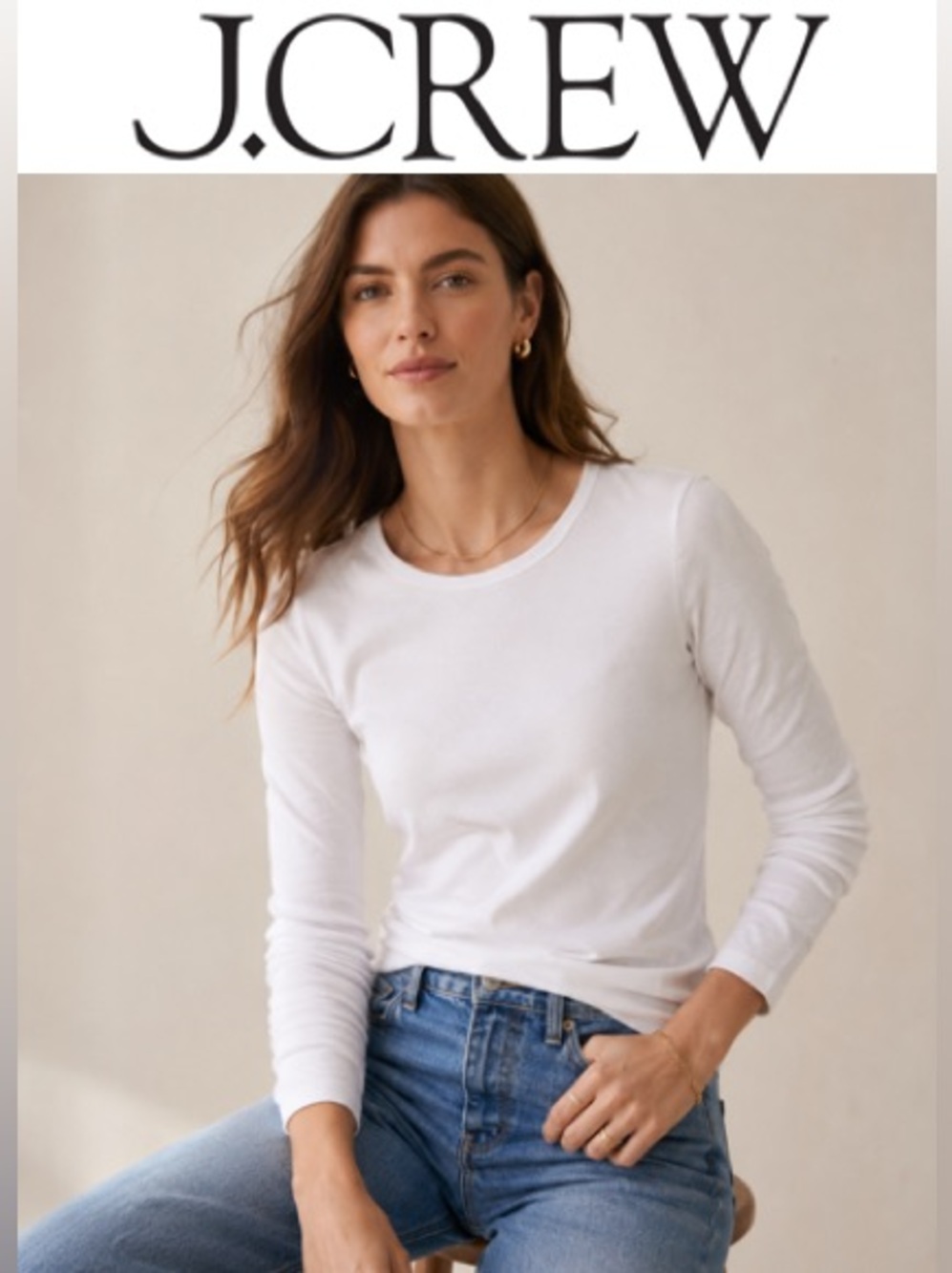 J.Crew 100% Cotton Crewneck T Size Small